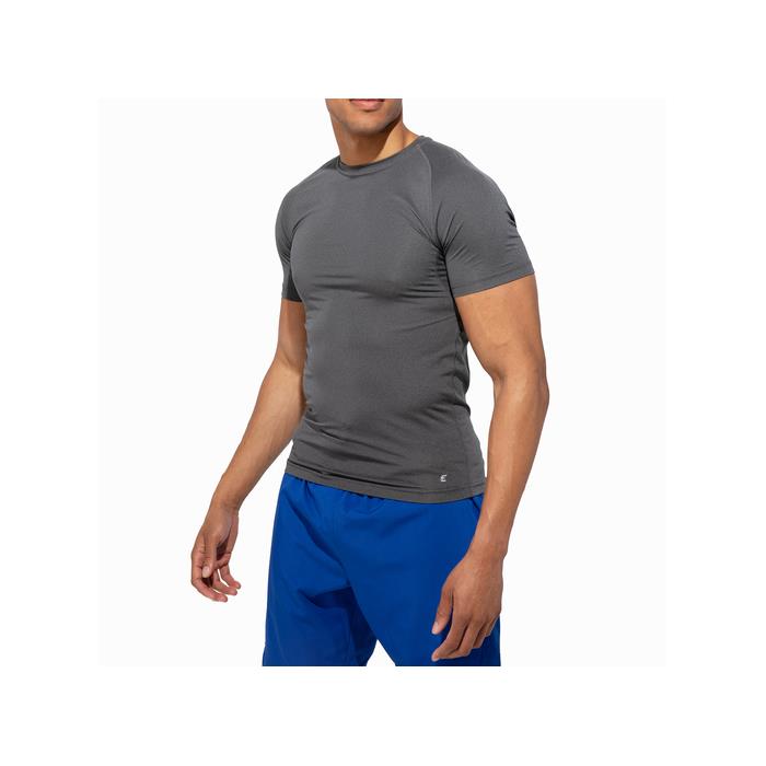 Eastbay Compression T Shirt 02420 Charcoal Marled