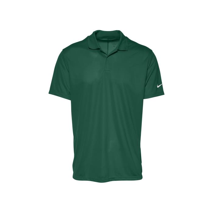 Nike Victory Solid OLC Golf Polo 01518 Gorge GRN/WH