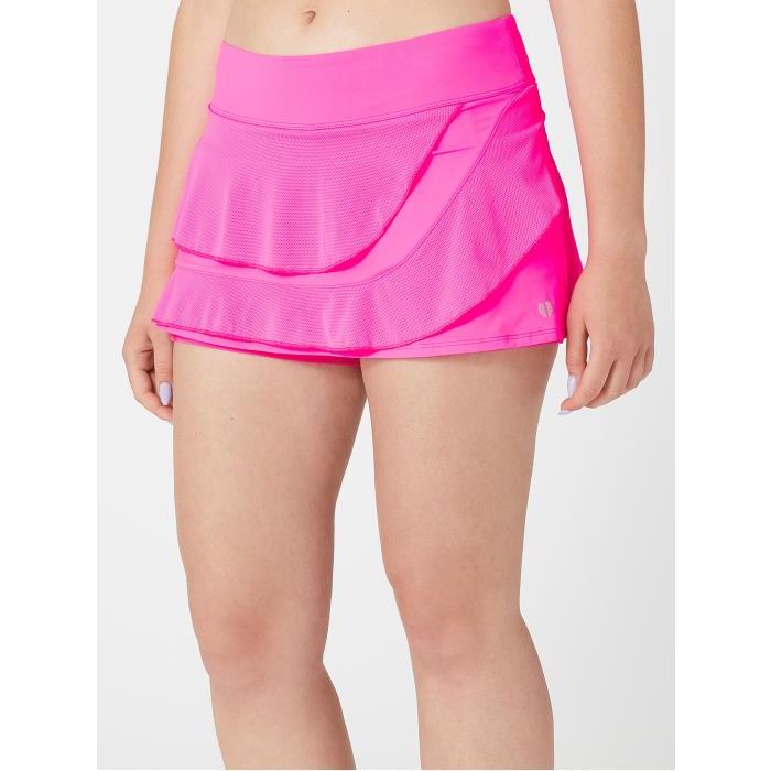 EleVen Womens Star Wavy Skirt 01393 Pink