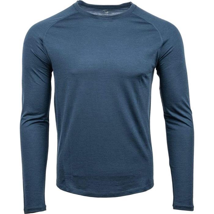 Showers Pass Apex Merino Tech Long Sleeve T Shirt Men 01865 Alpine Blue