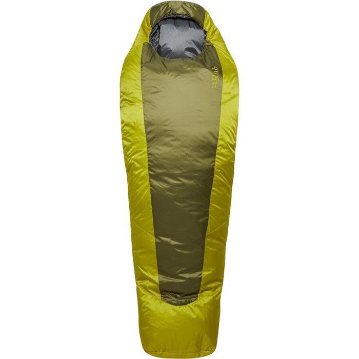 Rab Solar Eco 0 Sleeping Bag: 40F Synthetic Hike &amp; Camp 04508 Chlorite GRN