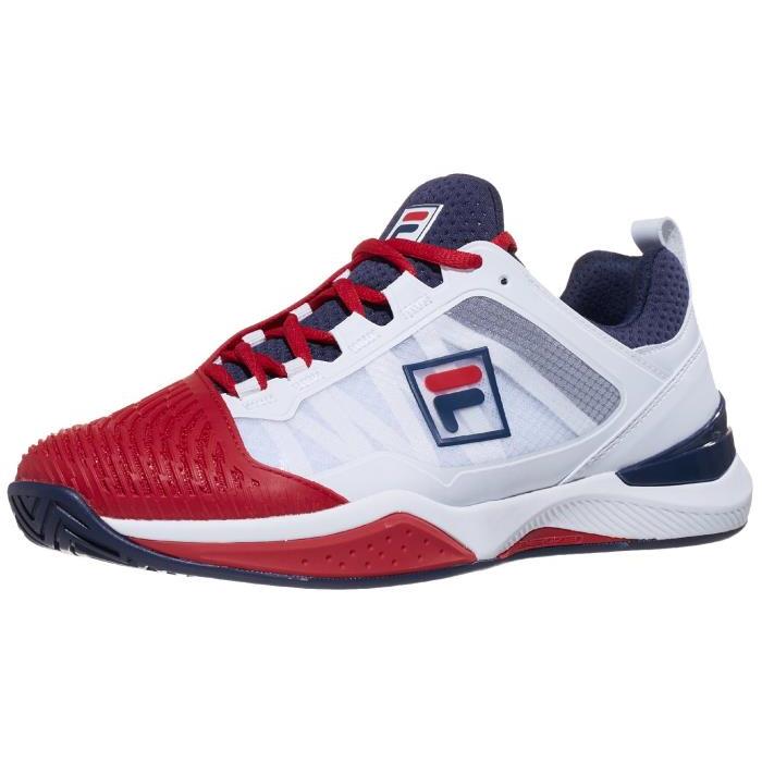 Fila Speedserve White/Red/Navy Mens Shoes 00169