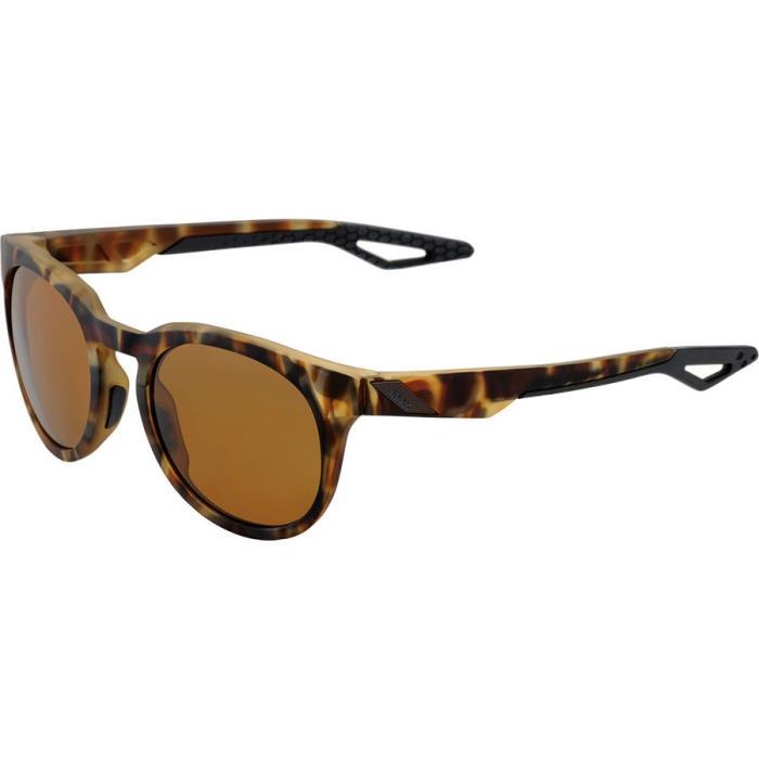 100% Campo Sunglasses Accessories 04191 Soft Tact Havana Bronze-Peakpolar Mirror Lens