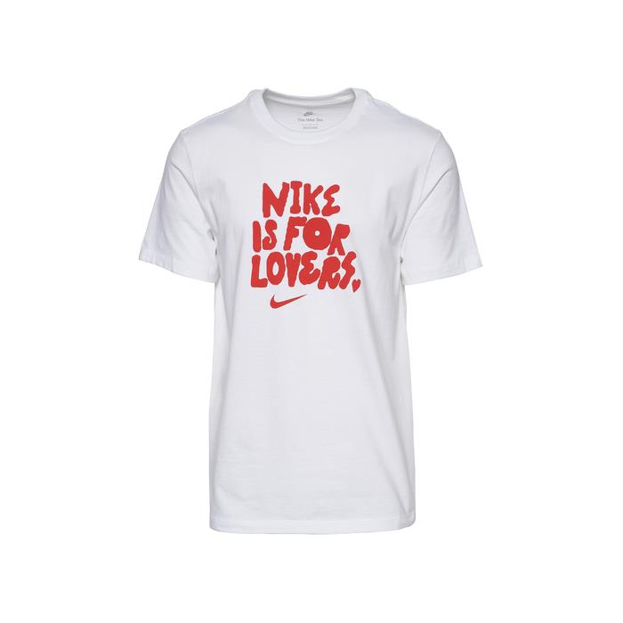 Nike Lovers T Shirt 01965 WH/RED