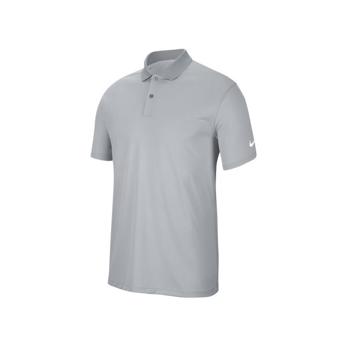 Nike Dry Victory Solid Golf Polo 01674 Sky GREY/WH