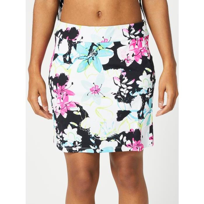 SanSoleil Womens SolStyle 17 Skirt Twilight Lily 01857 Print