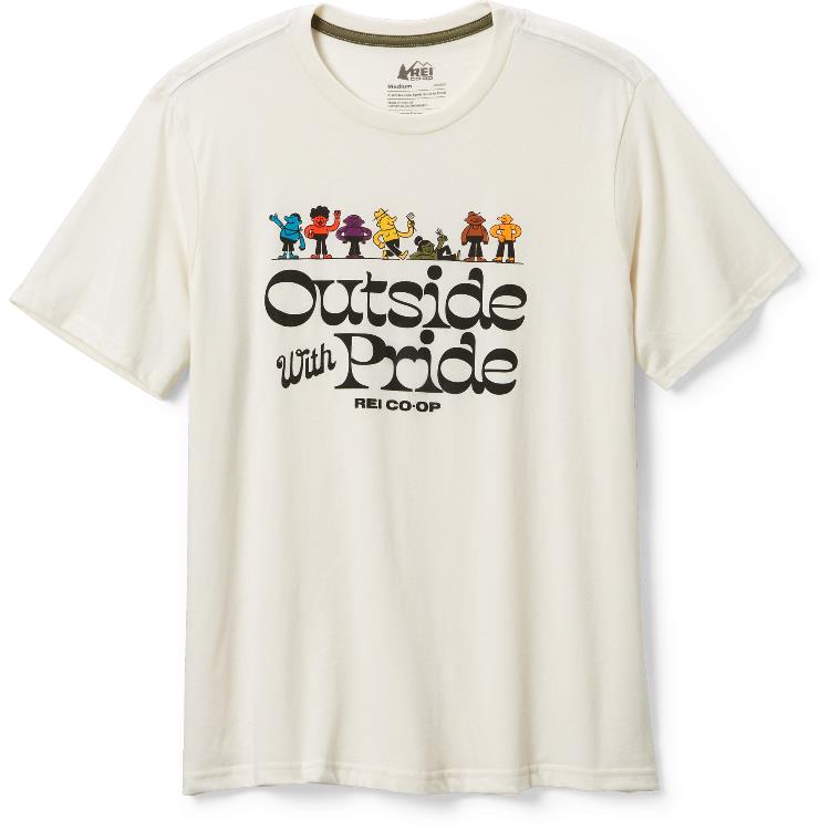 REI Co-op Co op Pride Community Graphic T Shirt 00978 NATURAL