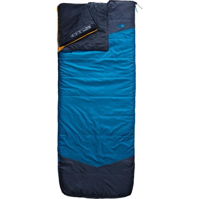 The North Face Dolomite One Sleeping Bag: 15F Synthetic Hike &amp; Camp 04460 Hyper Blue/Radiant YEL