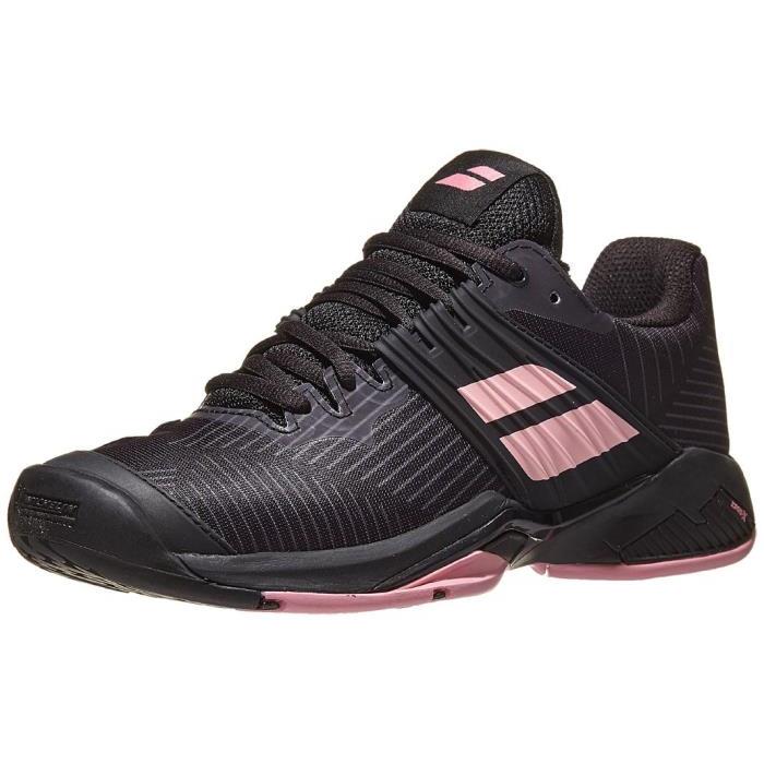 Babolat Propulse Fury AC Black/Pink Womens Shoes 01015