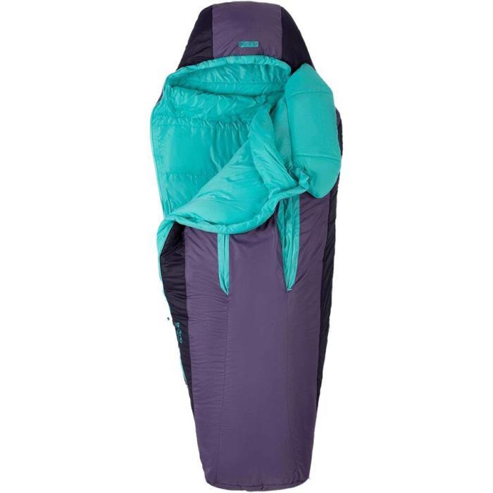 NEMO Equipment Inc. Forte 20 Sleeping Bag: 20F Synthetic Women 04446 Tide Pool/Shaded Thistle