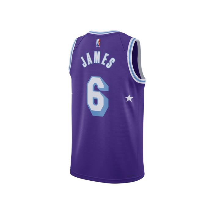 Nike Lakers Swingman Jersey 01375 PURPLE/WH