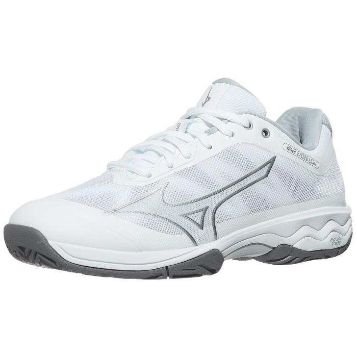 Mizuno Wave Exceed Light White/Silver Womens Shoes 00890