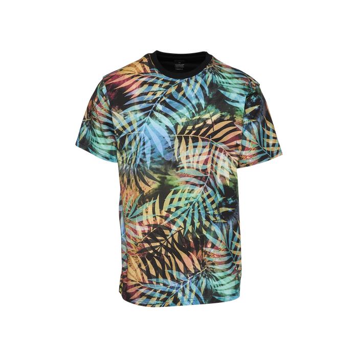 CSG Palm Floral T Shirt 01941 BL/BLUE