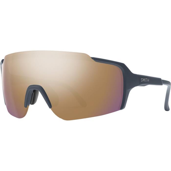 Smith Flywheel ChromaPop Sunglasses Accessories 03640 Matte French Navy/ChromaPop Rose Gold Mirror