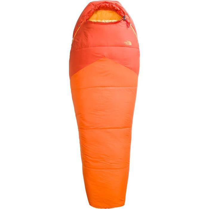 The North Face Wasatch Pro Sleeping Bag: 40F Synthetic Hike &amp; Camp 04477 Zion Orange/Persian Orange