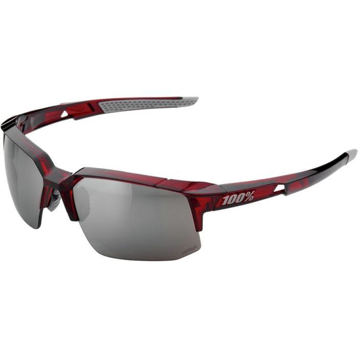 100% Speedcoupe Sunglasses Accessories 04039 Cherry Palace-Hiper Sport Silver Mirror Lens