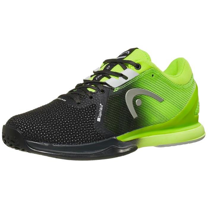 Head Sprint Pro 3.0 SF Black/Lime Mens Shoes 00156