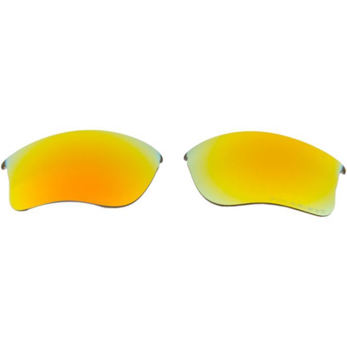 Oakley Flak Jacket XLJ Sunglasses Replacement Lens Accessories 04222 Fire Iridium Polarized