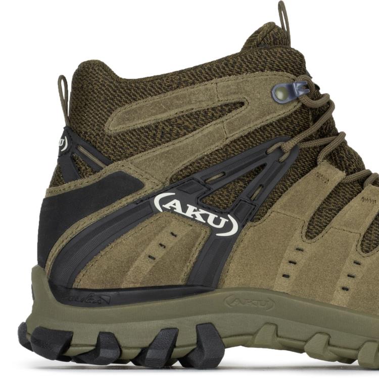AKU Alterra Lite Mid GTX Hiking Boots Mens 01316 CAMO GRN/BL
