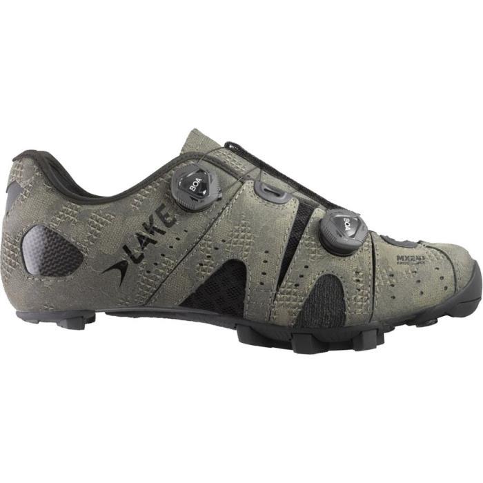Lake MX241 Endurance Wide Cycling Shoe Men 02659 Bio CAMO/BL