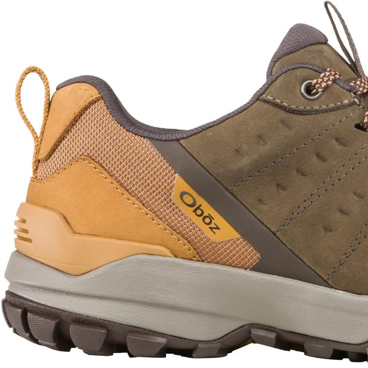 Oboz Sypes Low Leather Waterproof Hiking Shoes Mens 01482 WOOD