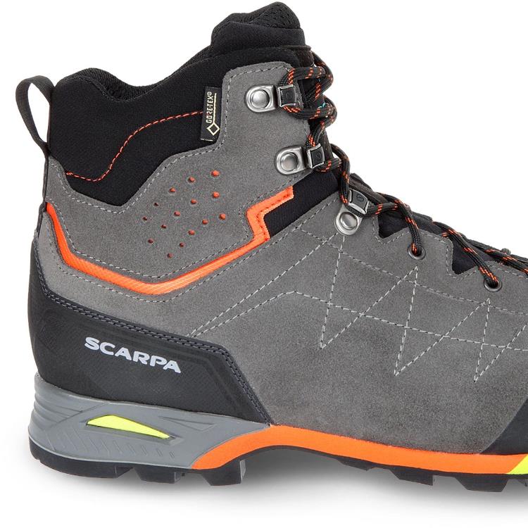 Scarpa Zodiac Plus GTX Hiking Boots Mens 01267 SHARK/ORANGE