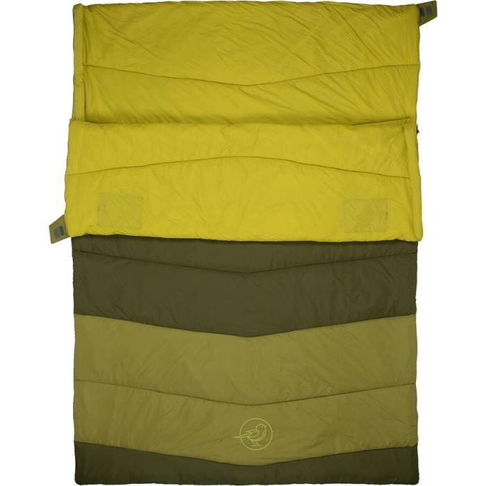 Stoic Groundwork Double Sleeping Bag: 20F Synthetic Hike &amp; Camp 04391 Moss