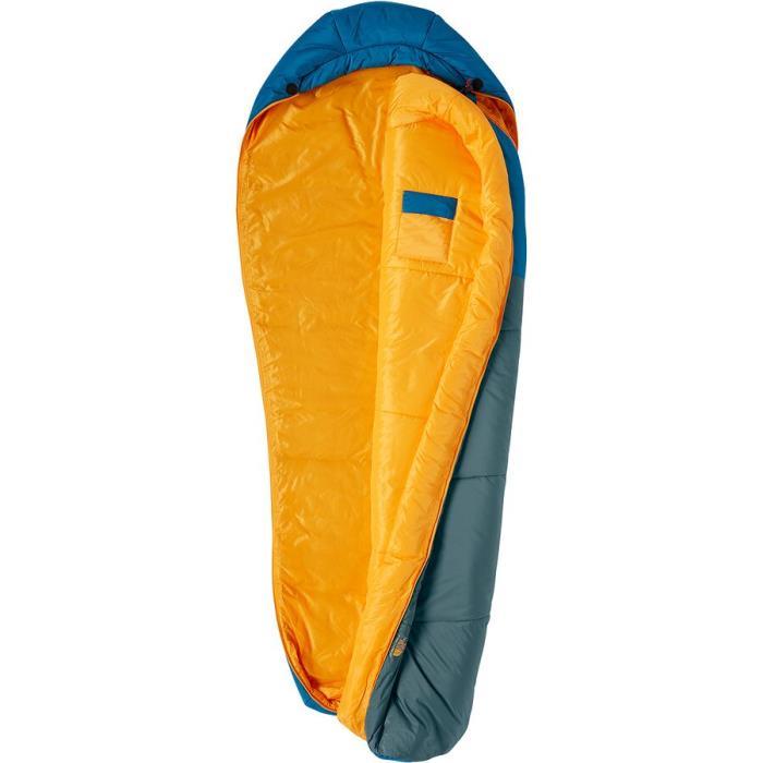 The North Face Wasatch Pro 20 Sleeping Bag: 20F Synthetic Hike &amp; Camp 04439 Banff Blue/Goblin Blue