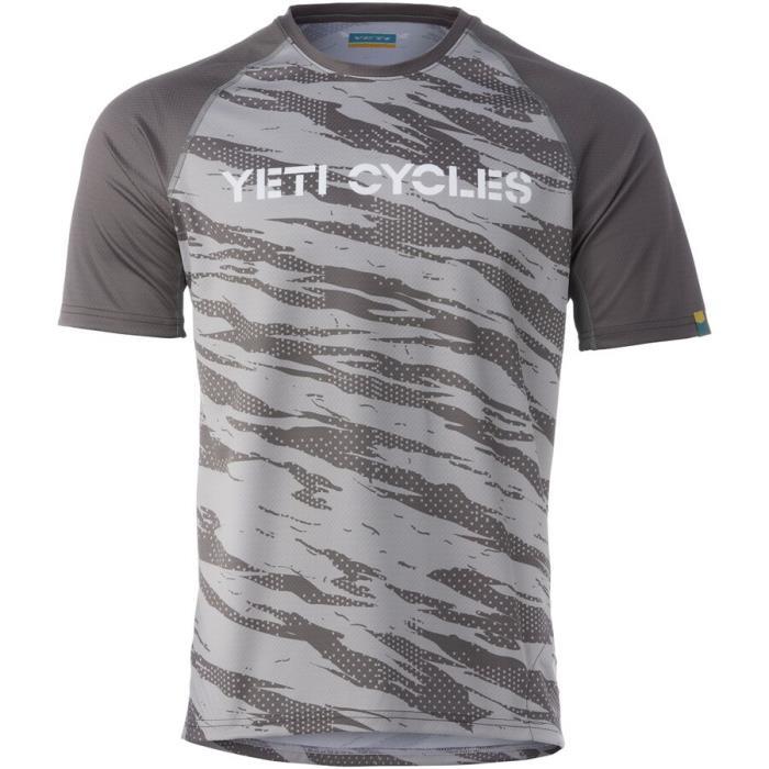 Yeti Cycles Longhorn Short Sleeve Jersey Men 01718 Limestone Camo