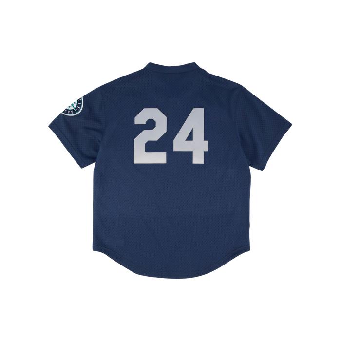 Mitchell &amp; Ness Mariners BP Pullover Jersey 01494 Navy