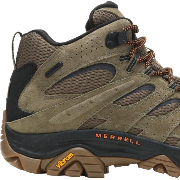 Merrell Moab 3 Mid Waterproof Hiking Boots Mens 01484 OLIVE/GUM