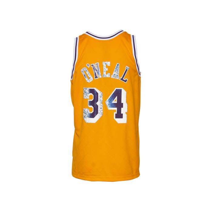 Mitchell &amp; Ness Lakers 75th Anniversary Jersey 01453 Gold/Multi