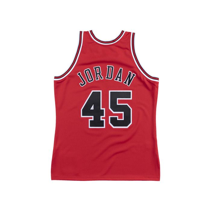 Mitchell &amp; Ness Bulls Authentic Jersey 01430 Scarlet