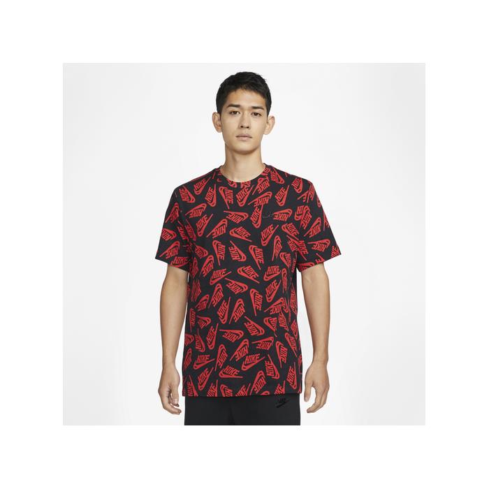 Nike Essentials All Over Print T Shirt 02199 BL/RED