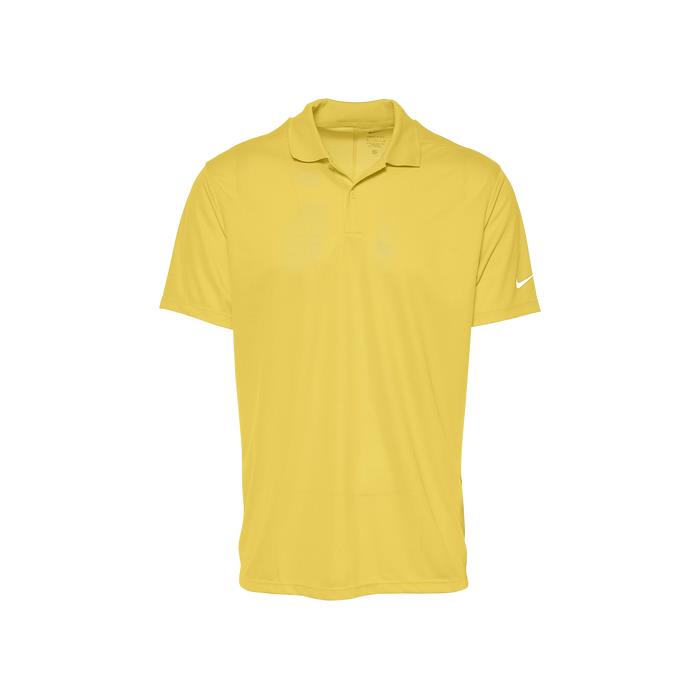 Nike Victory Solid OLC Golf Polo 01522 YEL STRIKE/WH