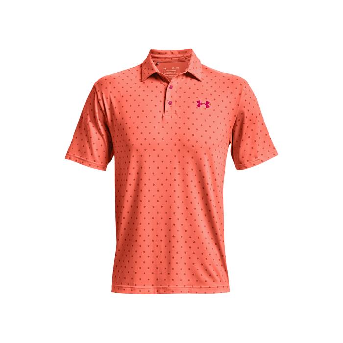 Under Armour Playoff Golf Polo 2.0 01547 Electric Tangerine/Knockout