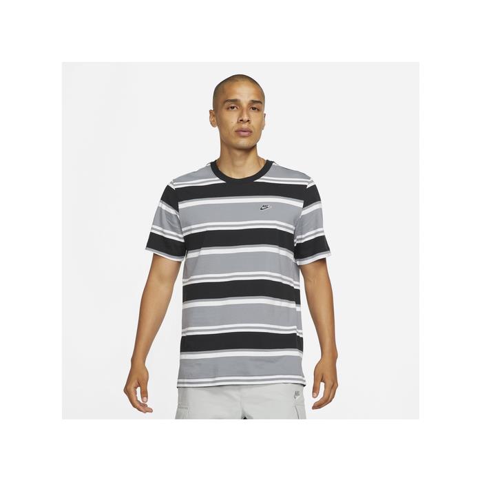 Nike Stripe T Shirt 01962 GREY/WH