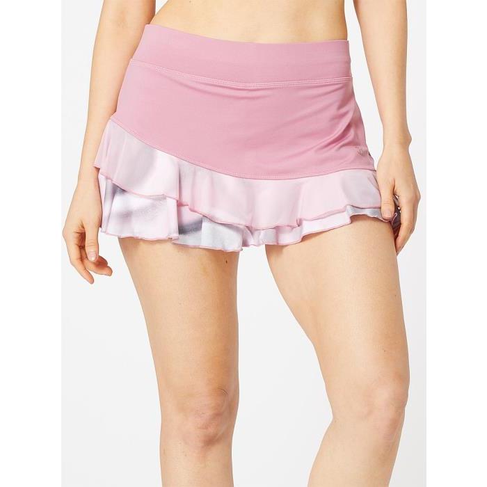 Sofibella Womens Euphoria Two Tier Ruffle Skirt 01690 Pink