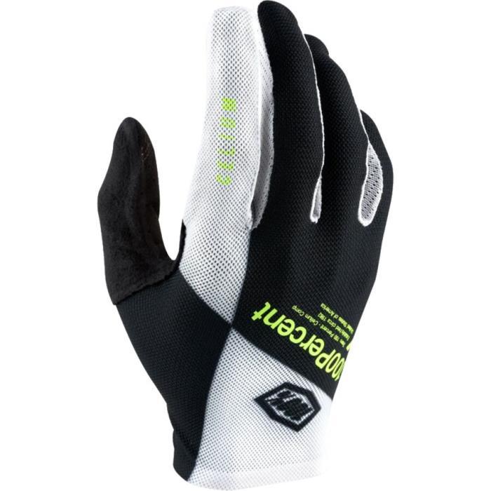 100% Celium Glove Men 03253 BL/WH/FLUO YEL