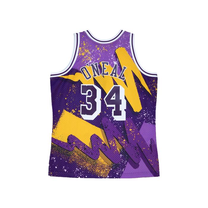 Mitchell &amp; Ness Lakers Hyp Hoops Jersey 01361 Purple/Multi