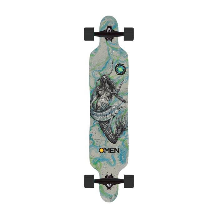 Omen Boards Gimme Your Tired DT Longboard Complete Skateboard 9.12 x 41.5 00041