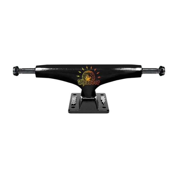 Thunder Trucks 148mm Hollow Light Electric Eye Gloss Black Skateboard 5.5 HGR 8.25 Axle (Set of 2) 00495