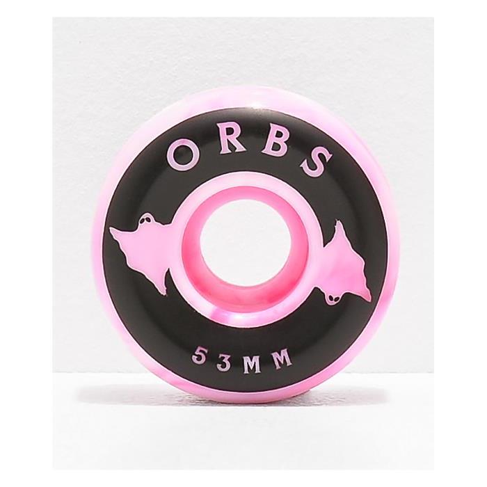 Orbs Wheels Specters Swirl 53mm 99a Pink Skateboard 00043