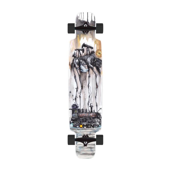 Omen Boards Inconvenient Truth DT Longboard Complete Skateboard 9.5 x 41.5 00042