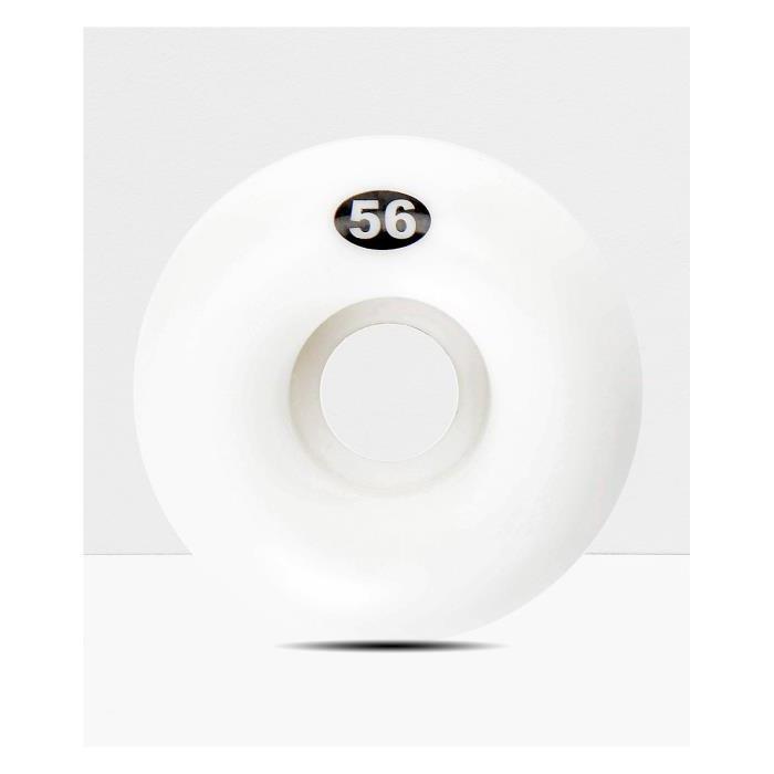 Form Wheels 56mm White Skateboard 00060
