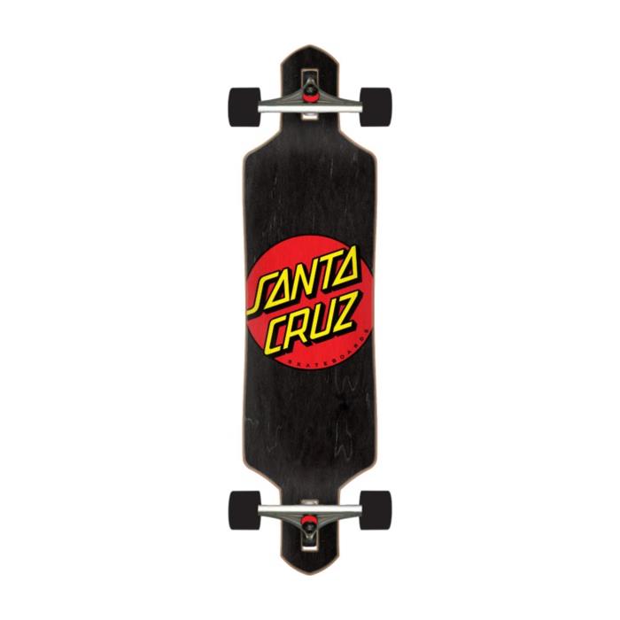 Santa Cruz Skateboards Classic Dot Drop Through Longboard Complete Skateboard 9 x 36 00105