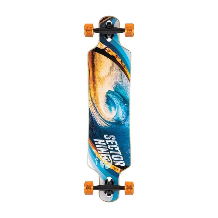 Sector 9 Meridian Swirl Longboard Complete Skateboard 9.75 x 40 00060