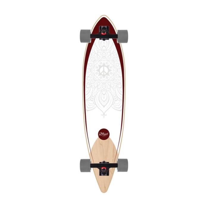 Long Island Longboards Dharma Pintail Longboard Complete Skateboard 9.5 x 38 00071