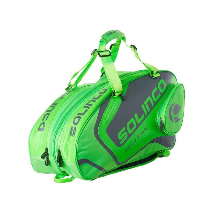 Solinco 6 Pack Tour Bag Neon Green 02272