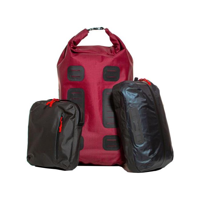 Cancha Backpack Bag w/ Wet Dry &amp; Day Red 02443